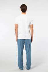 Cacharel V Yaka T-shirt ve Cepli Pijama Takım, %50 Pamuk %50 Modal - Thumbnail