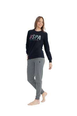 U.S. Polo Assn. - Kadın 2 İplik Dokuma Ev Giyim Pijama Takım (1)