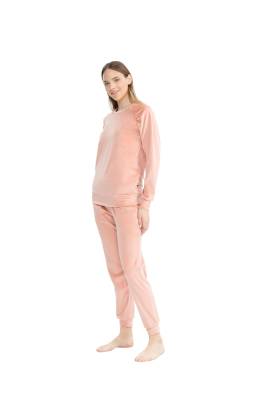 U.S. Polo Assn. - Kadın İnce Polar Cepli Pijama Takım (1)