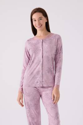 Pierre Cardin - Pierre Cardin İkili Pijama Takım Açık Gül Kurusu - Süprem - 2Li Takım (1)