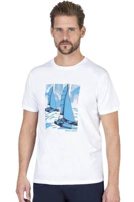 Pierre Cardin - Pierre Cardin Yuvarlak Yaka T-shirt ve Cepli Şort Takım, %100 Pamukludur (1)