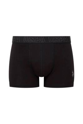 U.S. Polo Assn. - U.S. Polo Assn. 3'lü Erkek Modal Boxer, %47 modal %47 pamuk %6 likra (1)