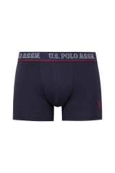 U.S. Polo Assn. 3'lü Pamuklu Likralı Erkek Boxer - Thumbnail